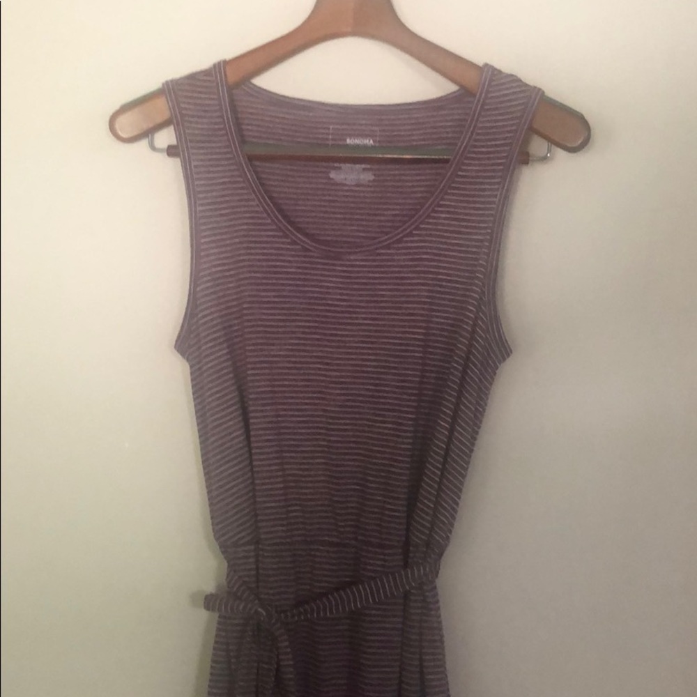 Maxi dress belted